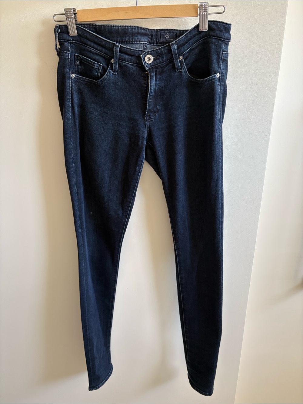 Ag Adriano Goldschmied Women's Dark Indigo Skinny Jeans size 26 - Picture 6 of 9
